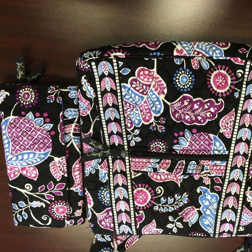 Vera Bradley Alpine Floral Hipster  Bag and Wallet